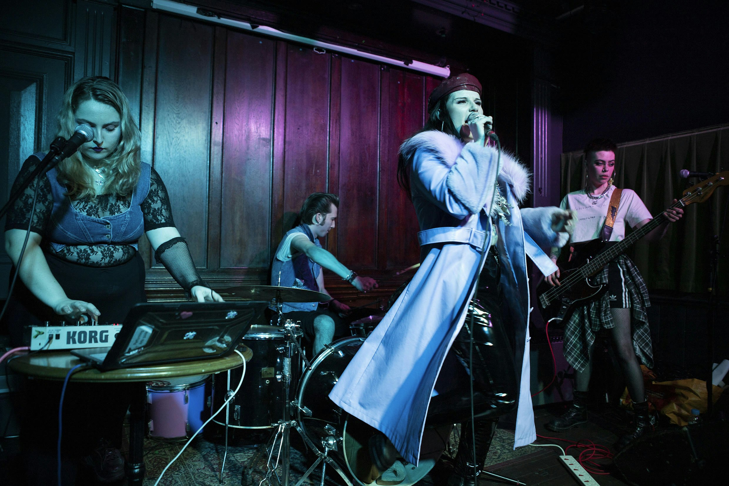 The Red Stains live. Photo by Sinead Ferguson.